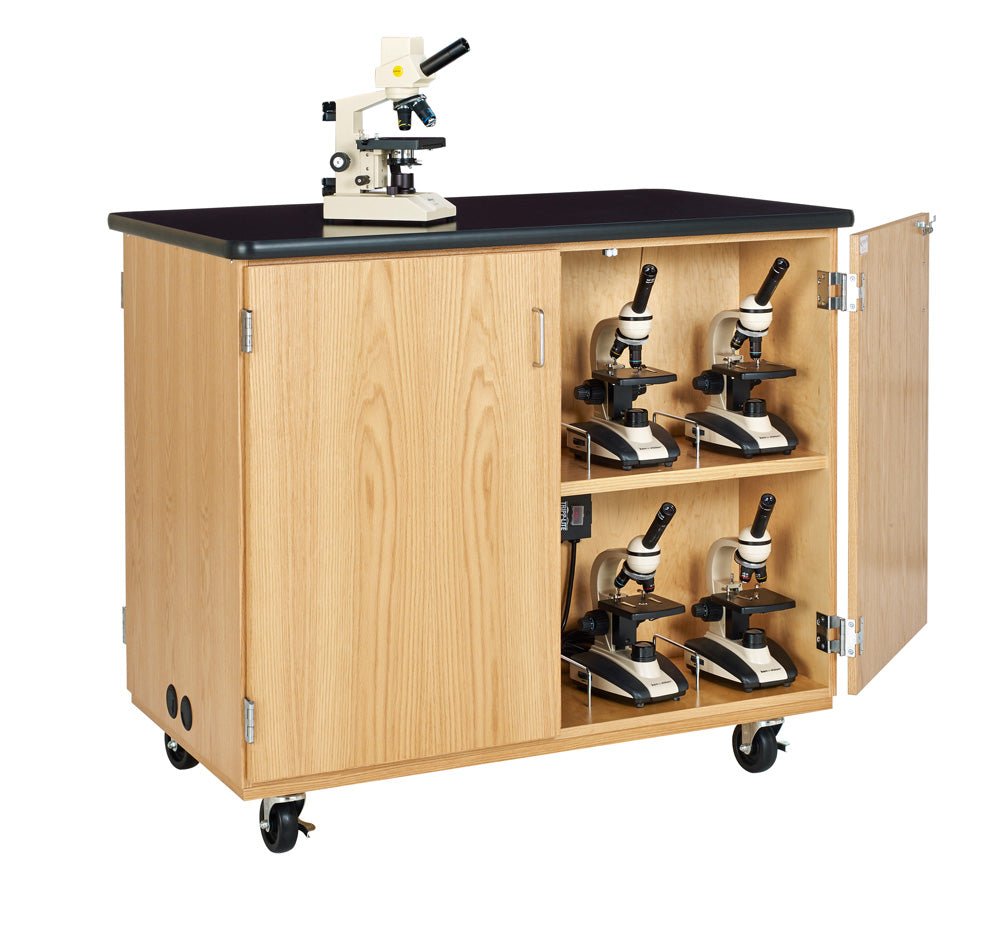 Diversified Woodcrafts Mobile Micro Charging Station (Diversified Woodcrafts DIV-4741K) - SchoolOutlet