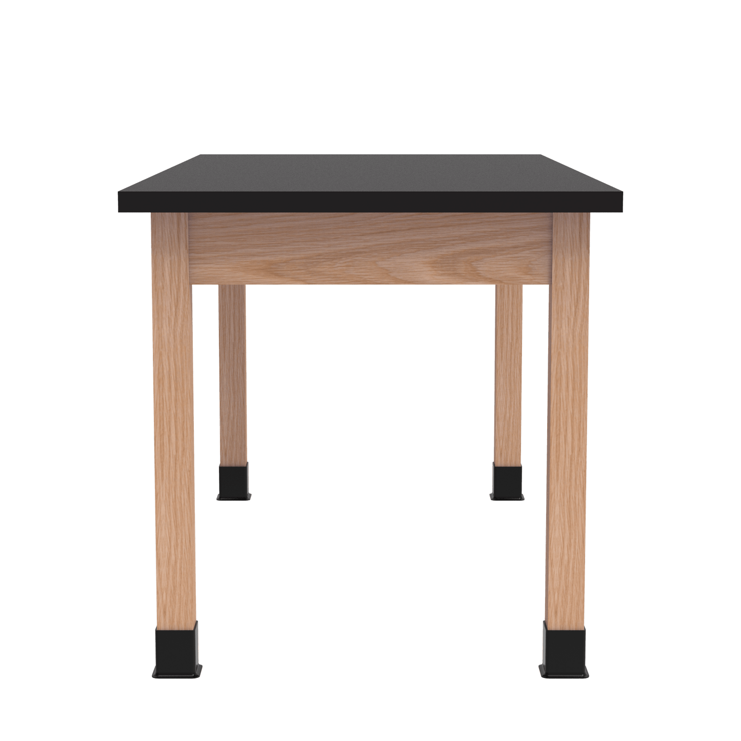 Diversified Woodcrafts Science Table w/ Book Compartment - 48" W x 24" D - Solid Oak Frame and Adjustable Glides - SchoolOutlet