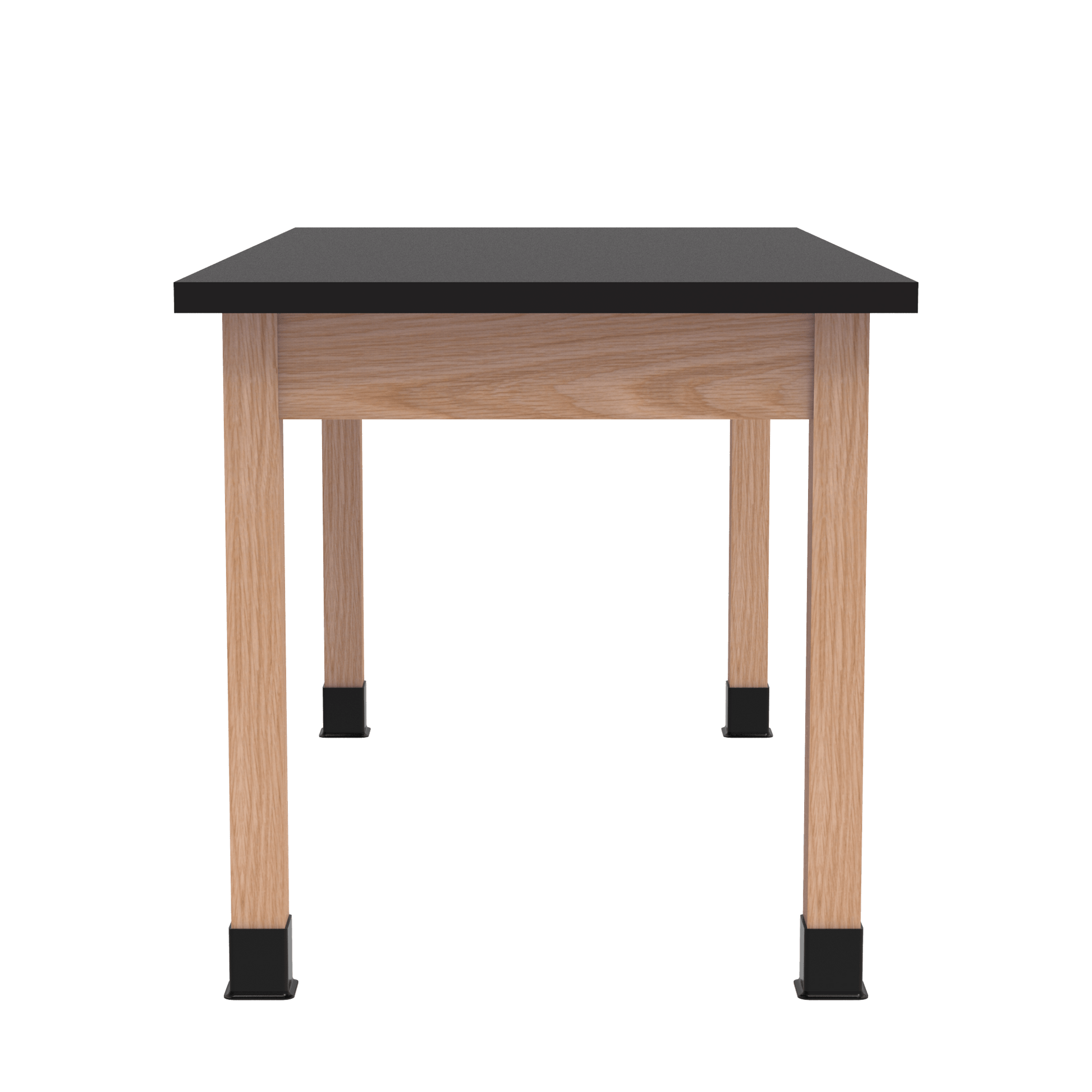 Diversified Woodcrafts Science Table w/ Book Compartment - 48" W x 36" D - Solid Oak Frame and Adjustable Glides - SchoolOutlet