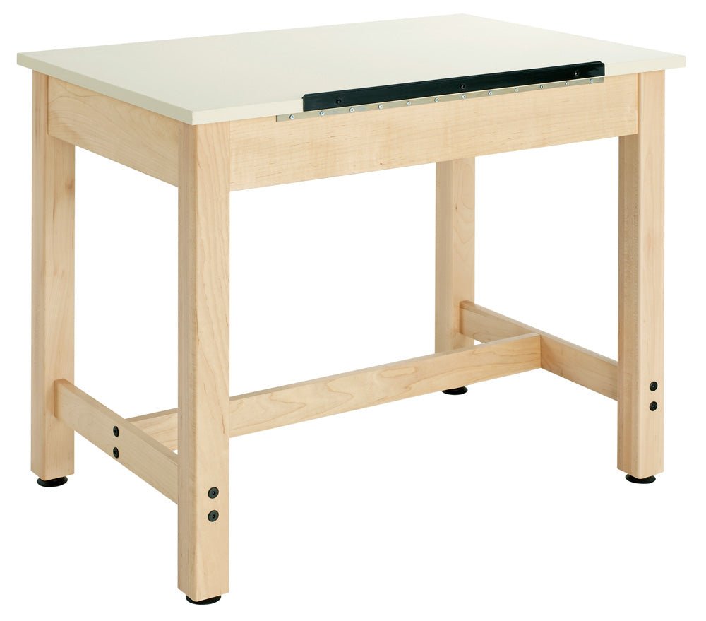 Diversified Woodcrafts Art / Drafting Table w/ 1 Piece Top - 36"W x 24"D x 30"H (Diversified Woodcrafts DIV-DT-9A30) - SchoolOutlet