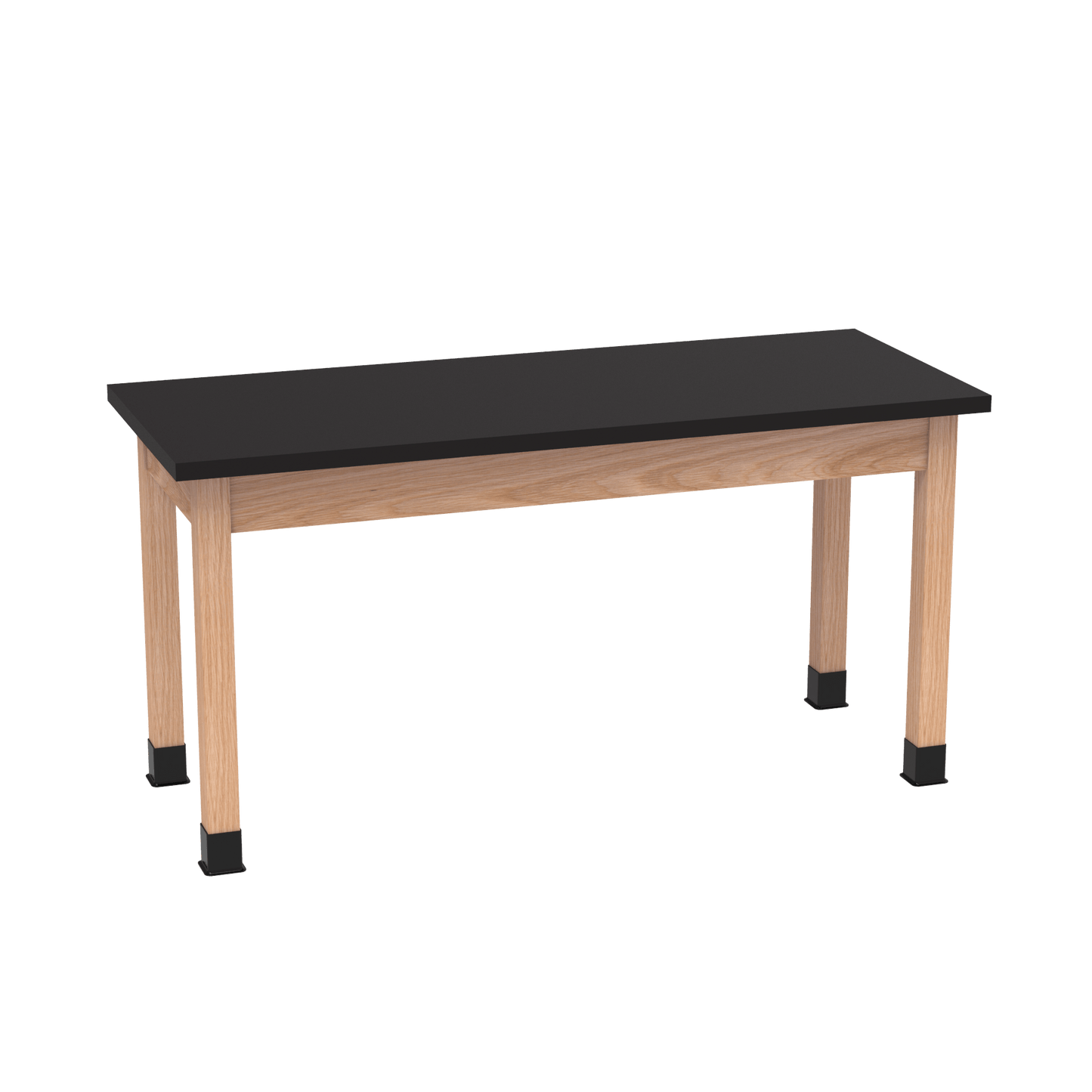 Diversified Woodcrafts Science Table - Plain Apron - 48" W x 24" D - Solid Wood Frame and Adjustable Glides - SchoolOutlet