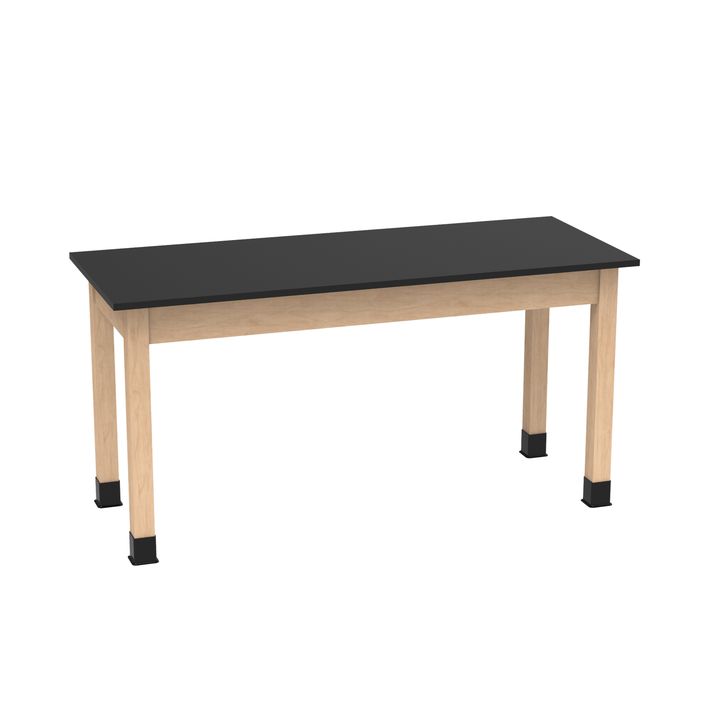 Diversified Woodcrafts Science Table - Plain Apron - 48" W x 24" D - Solid Wood Frame and Adjustable Glides - SchoolOutlet