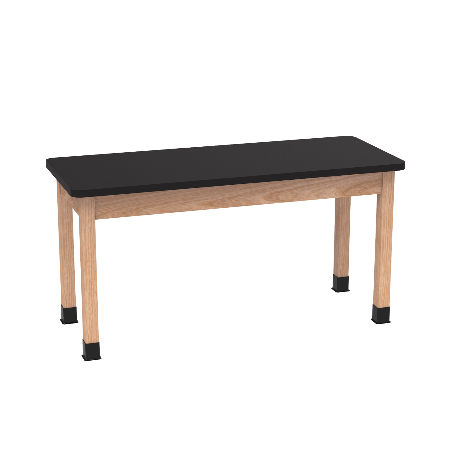 Diversified Woodcrafts Science Table - Plain Apron - 48" W x 42" D - Solid Wood Frame and Adjustable Glides - SchoolOutlet