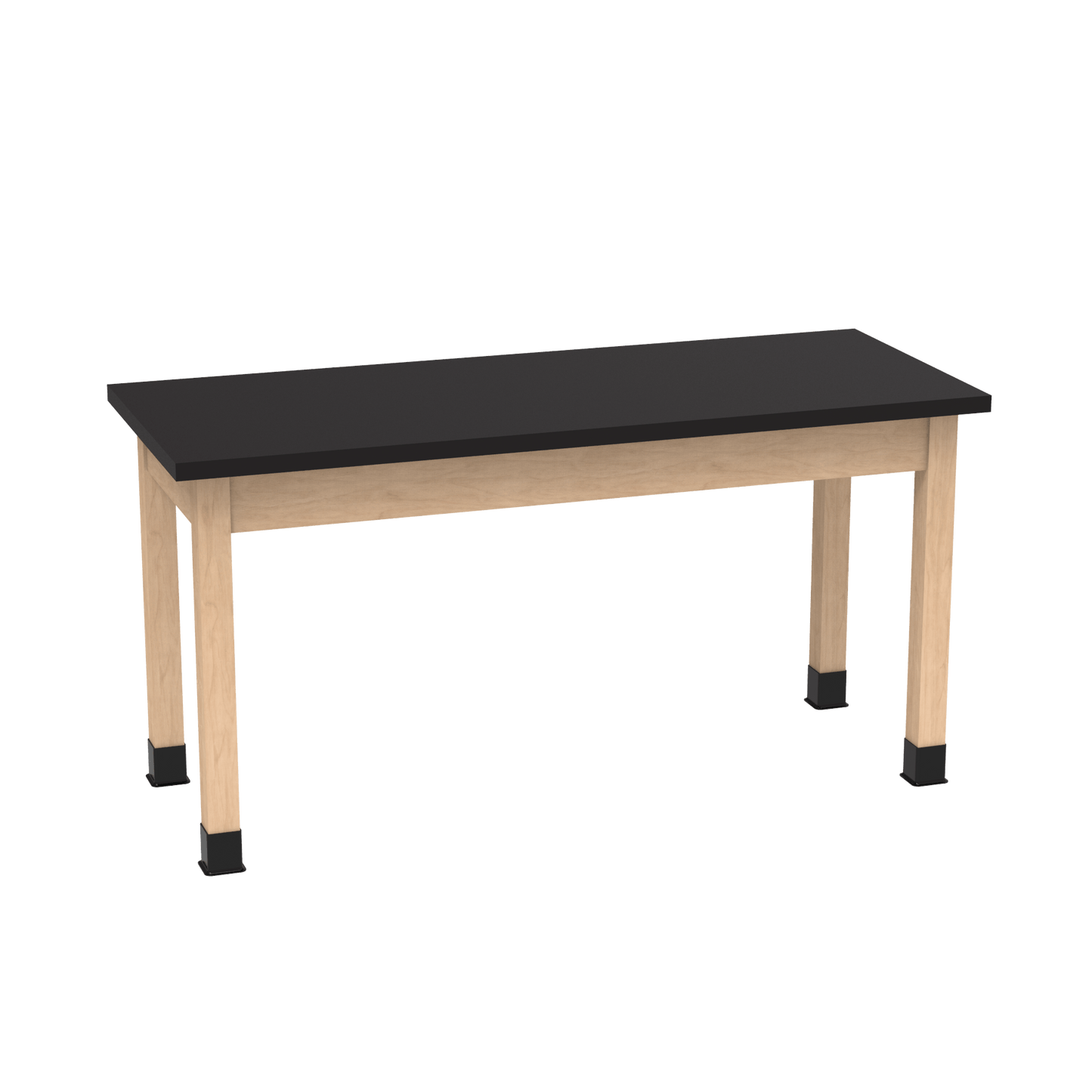 Diversified Woodcrafts Science Table - Plain Apron - 48" W x 36" D - Solid Wood Frame and Adjustable Glides - SchoolOutlet
