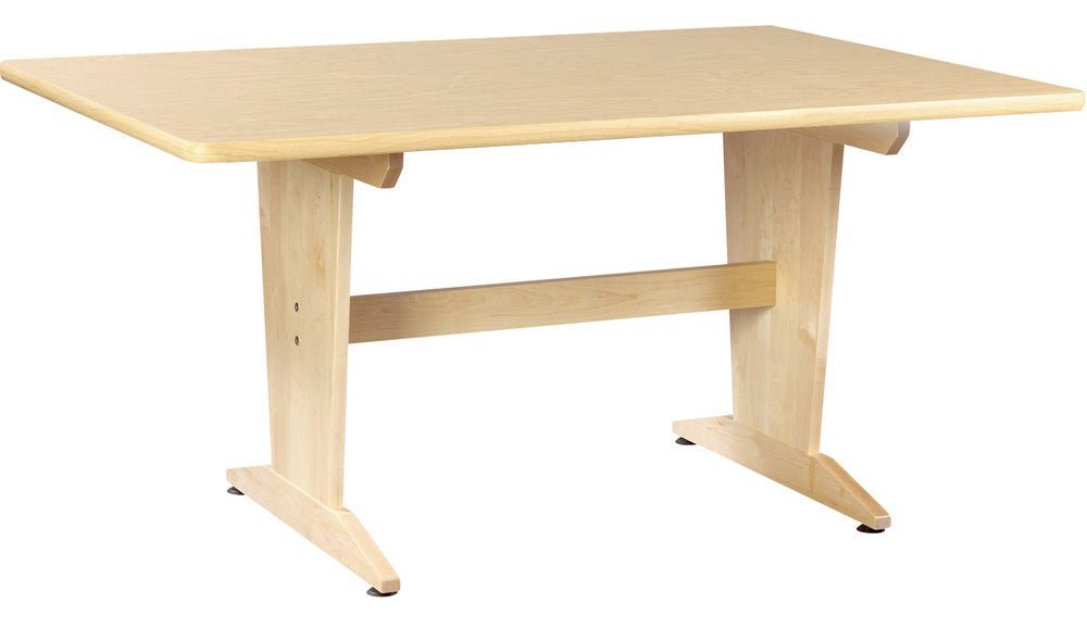 Diversified Woodcrafts Art/Planning Table - Natural Birch Plastic Laminate - 60"W X 42"D (Diversified Woodcrafts DIV-PT-62PNB) - SchoolOutlet