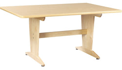 Diversified Woodcrafts Art/Planning Table - Natural Birch Plastic Laminate - 60"W X 42"D (Diversified Woodcrafts DIV-PT-62PNB)