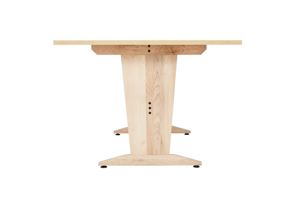 Diversified Woodcrafts Extra Large Pedestal Table - 72"W x 48"D x 36"H (Diversified Woodcrafts DIV-PT-7248PNB) - SchoolOutlet