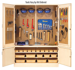 Diversified Woodcrafts Tool Storage Cabinet with Tools - 60"W x 22"D (Diversified Woodcrafts DIV-TC-12WT)