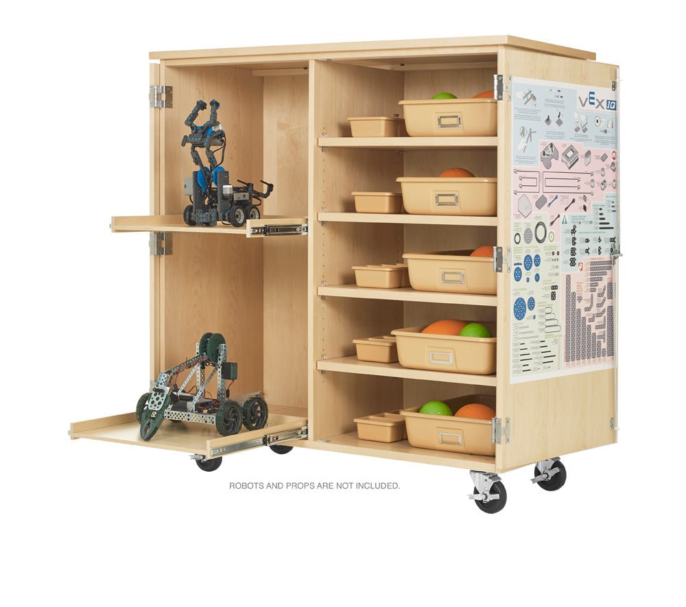 Diversified Woodcrafts VEX Robotics Storage Cabinet - 54"W x 24"D (Diversified Woodcrafts DIV-VXP-5024M) - SchoolOutlet