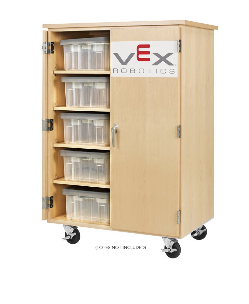 Diversified Woodcrafts VEX Robotics Tote Storage Cabinet - 36"W x 24"D (Diversified Woodcrafts DIV-VXT-3624M) - SchoolOutlet