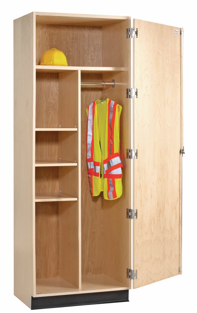 Diversified Woodcrafts Wardrobe Storage Cabinet - 30"W x 22"D (Diversified Woodcrafts DIV-WSC-26) - SchoolOutlet