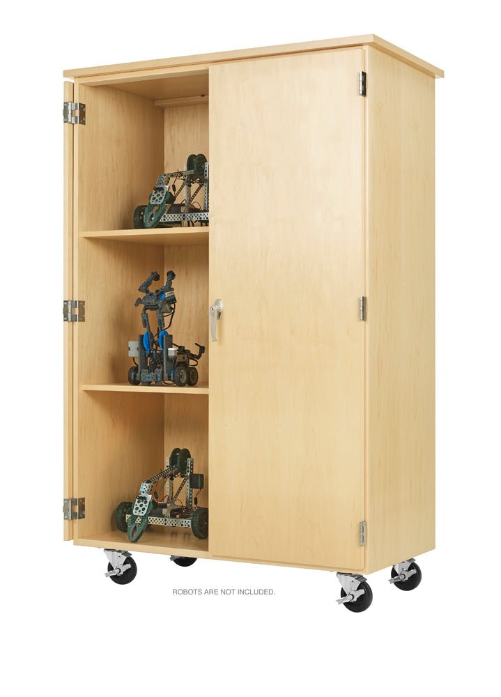 Diversified Woodcrafts Robotics Mobile Storage Cabinet - 44"W x 24"D (Diversified Woodcrafts DIV-XM-4424M) - SchoolOutlet
