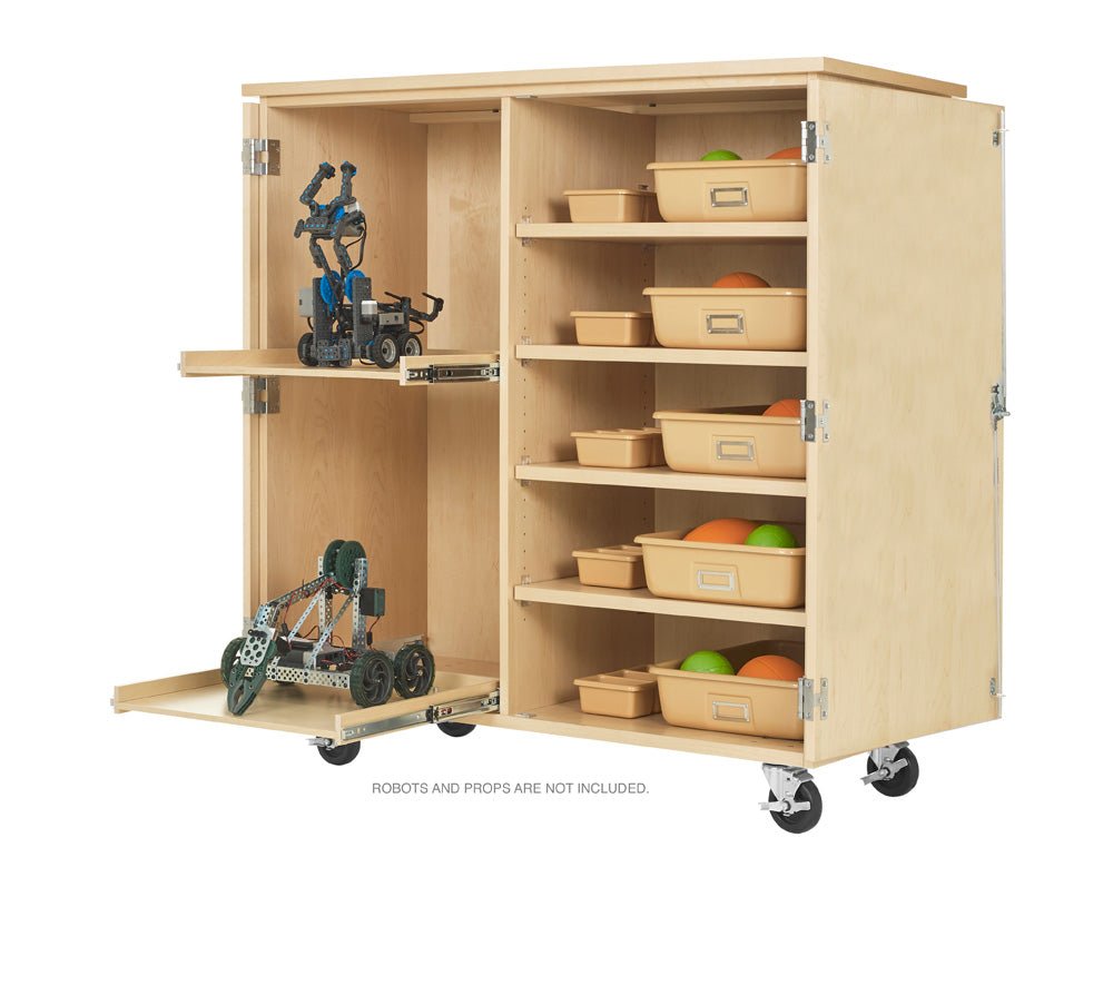 Diversified Woodcrafts Robotics Storage Cabinet - 54"W x 24"D (Diversified Woodcrafts DIV-XP-5024M) - SchoolOutlet