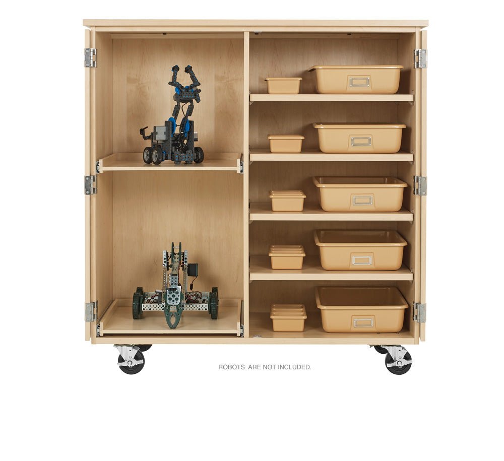 Diversified Woodcrafts Robotics Storage Cabinet - 54"W x 24"D (Diversified Woodcrafts DIV-XP-5024M) - SchoolOutlet