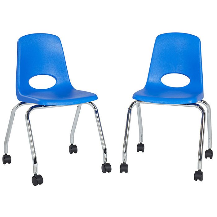 FDP Mobile Chair with Casters - 18" Seat Height (FDP-10372) - SchoolOutlet