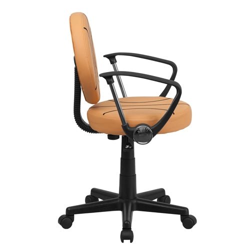 Flash Furniture Basketball Task Chair with Arms(FLA-BT-6178-BASKET-A-GG) - SchoolOutlet