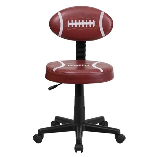 Flash Furniture Football Task Chair(FLA-BT-6181-FOOT-GG) - SchoolOutlet