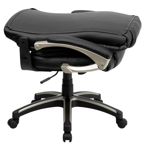 Flash Furniture High Back Folding Black Leather Executive Office Chair(FLA-BT-9875H-GG) - SchoolOutlet