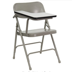 Flash Furniture Premium Steel Folding Chair with Handed Tablet Arm(FLA-HF-309AST-GG)