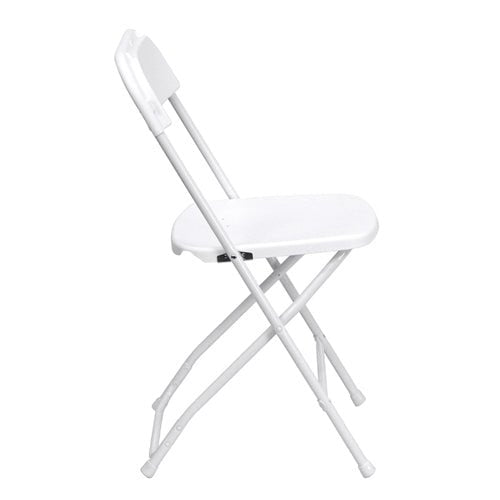 Flash Furniture HERCULES Series 800 lb. Capacity Premium Plastic Folding Chair(FLA-LE-L-3-GG) - SchoolOutlet