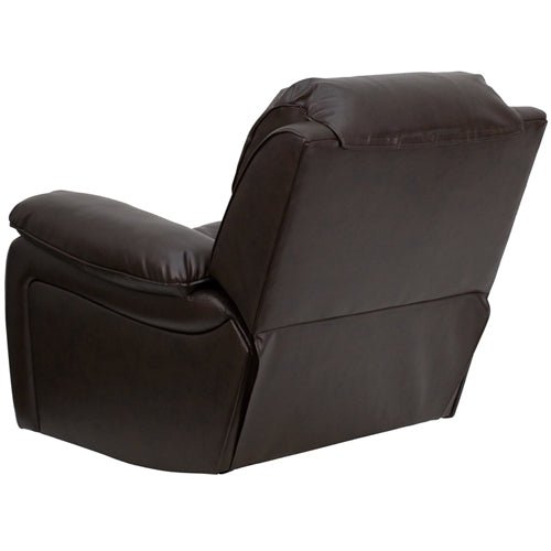 Flash Furniture Brown Leather Rocker Recliner(FLA-MEN-DA3439-91-BRN-GG) - SchoolOutlet