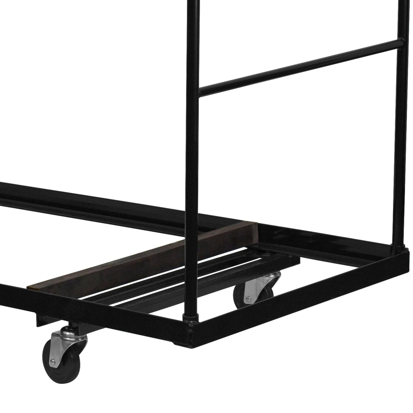 Neena Black Folding Table Dolly for 30''W x 72''D Rectangular Folding Tables - SchoolOutlet