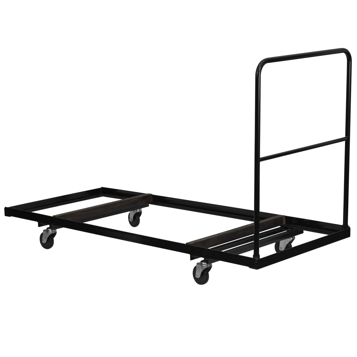 Neena Black Folding Table Dolly for 30''W x 72''D Rectangular Folding Tables - SchoolOutlet