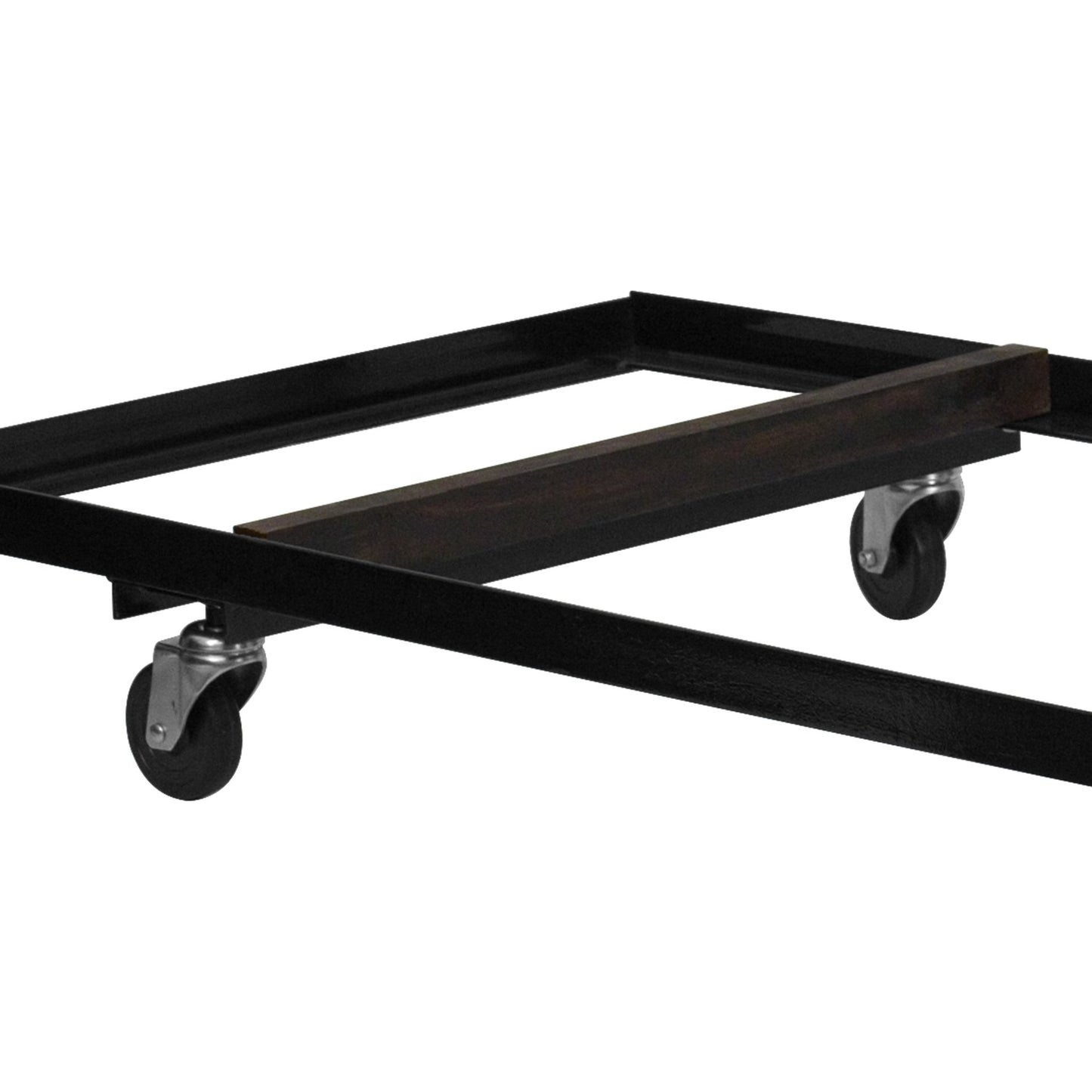 Neena Black Folding Table Dolly for 30''W x 72''D Rectangular Folding Tables - SchoolOutlet