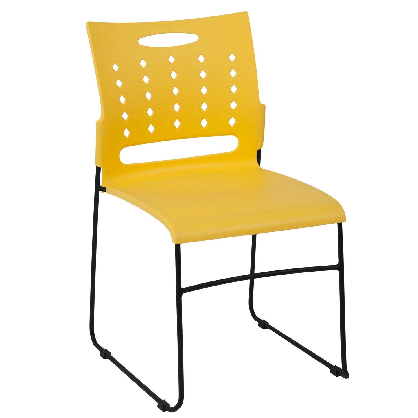HERCULES Series 881 lb. Capacity Sled Base Stack Chair with Air-Vent Back - SchoolOutlet
