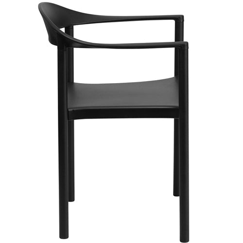 Flash Furniture HERCULES Series 1000 lb. Capacity Plastic Cafe Stack Chair(FLA-RUT-418-GG) - SchoolOutlet