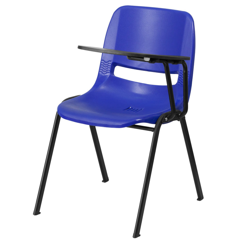 HERCULES Ergonomic Shell Chair with Left Handed Flip-Up Tablet Arm - SchoolOutlet