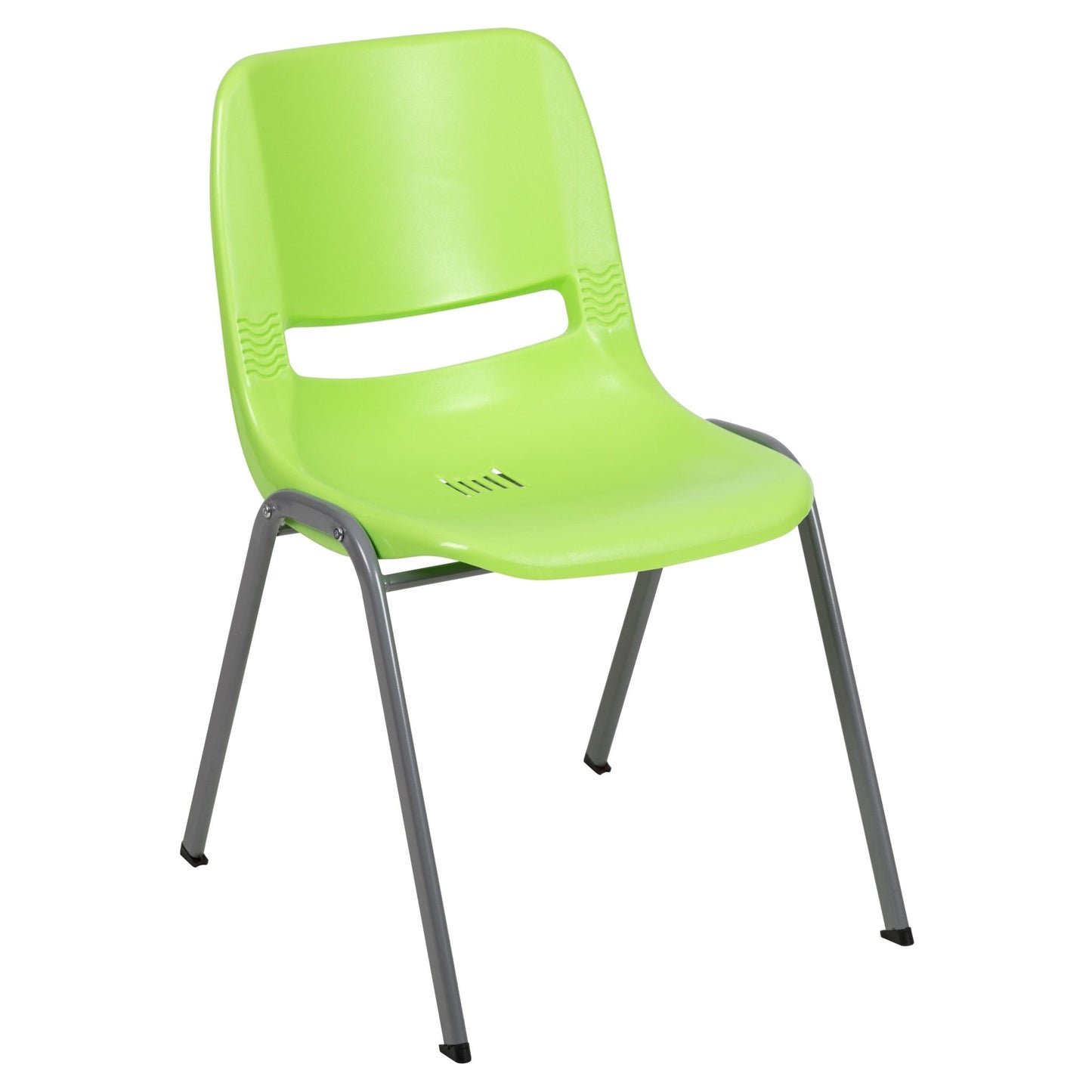 HERCULES Series 880 lb. Capacity Ergonomic Shell Stack Chair with Frame - SchoolOutlet