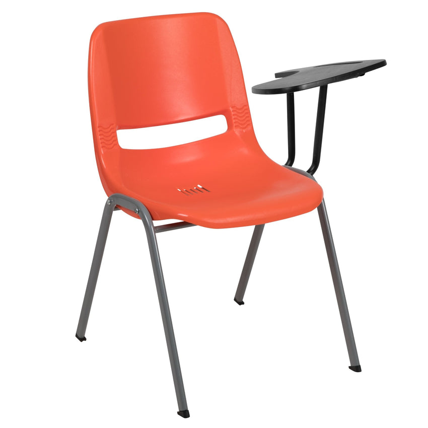 HERCULES Ergonomic Shell Chair with Left Handed Flip-Up Tablet Arm - SchoolOutlet