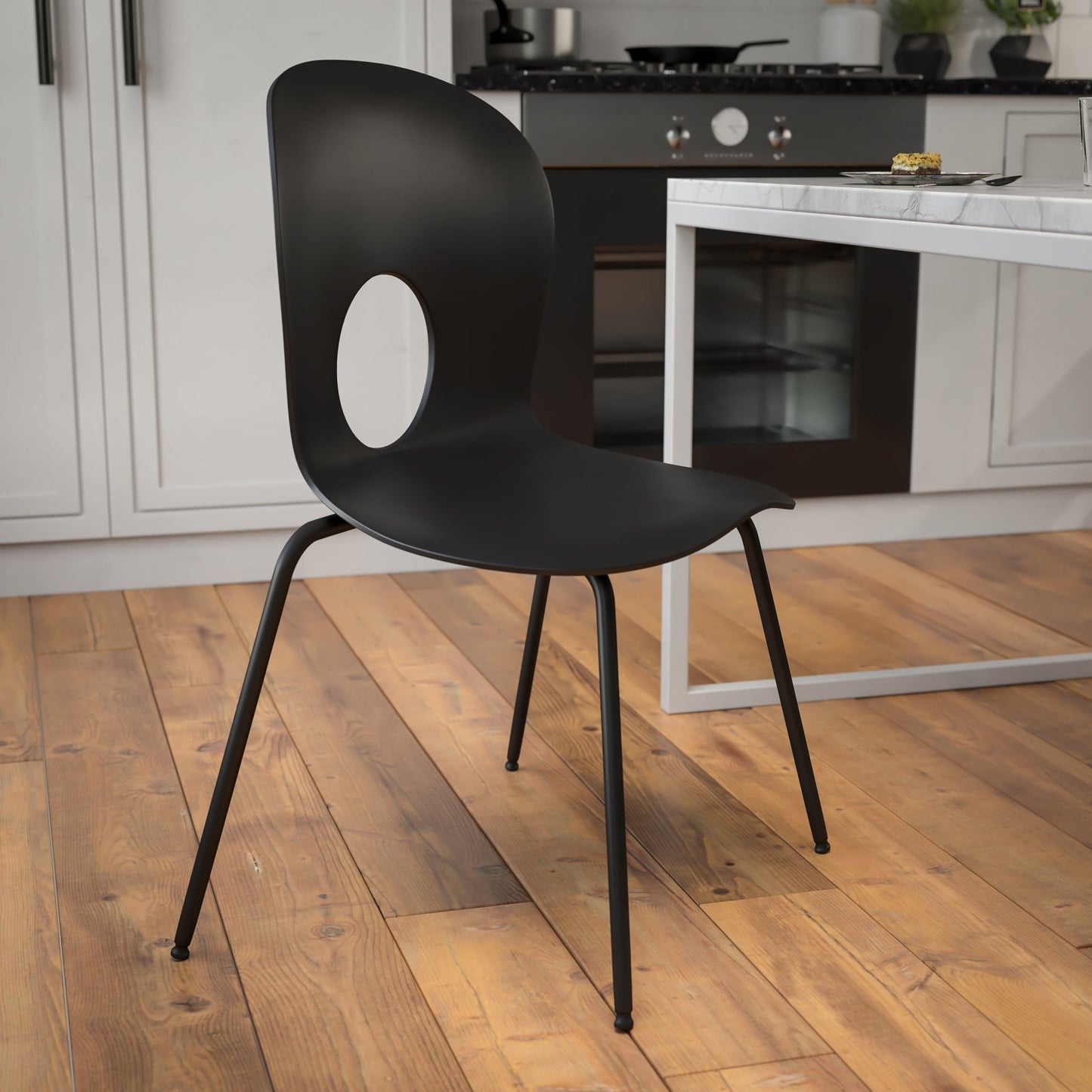 HERCULES Series 770 lb. Capacity Designer Plastic Stack Chair with Frame - SchoolOutlet