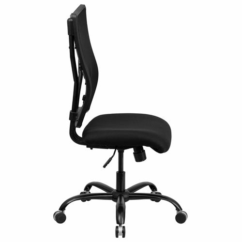 Flash Furniture HERCULES Series Big & Tall Black Mesh Office Chair(FLA-WL-5029SYG-GG) - SchoolOutlet