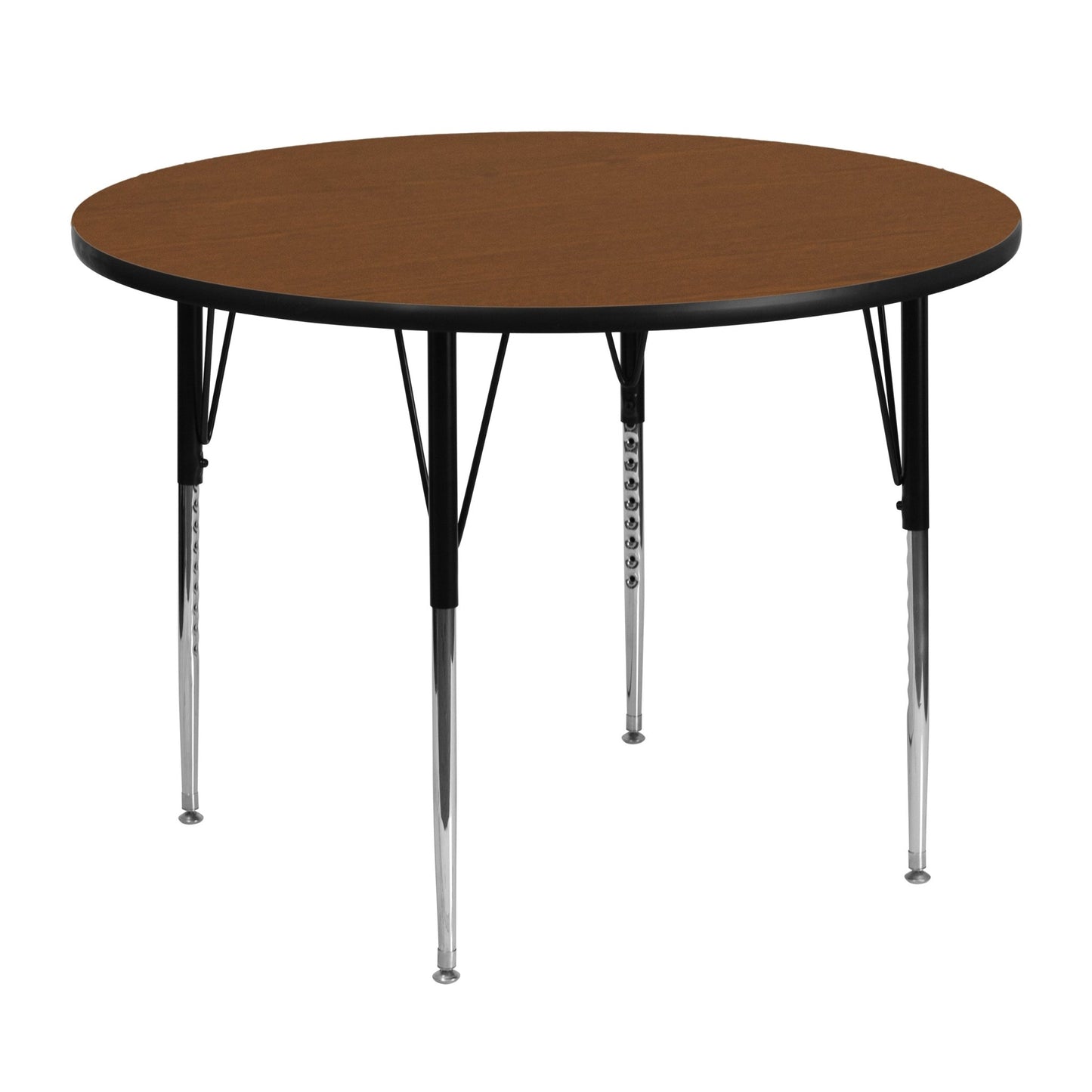 Wren Mobile 48'' Round HP Laminate Activity Table - Standard Height Adjustable Legs - SchoolOutlet