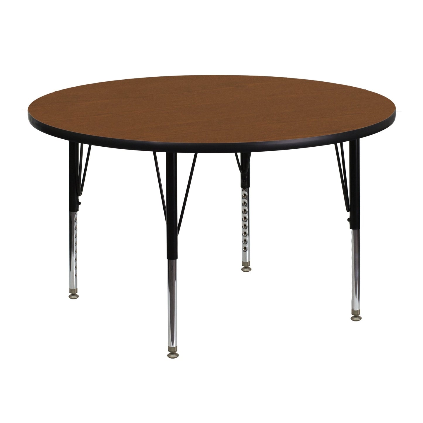 Wren Mobile 48'' Round HP Laminate Activity Table - Standard Height Adjustable Legs - SchoolOutlet