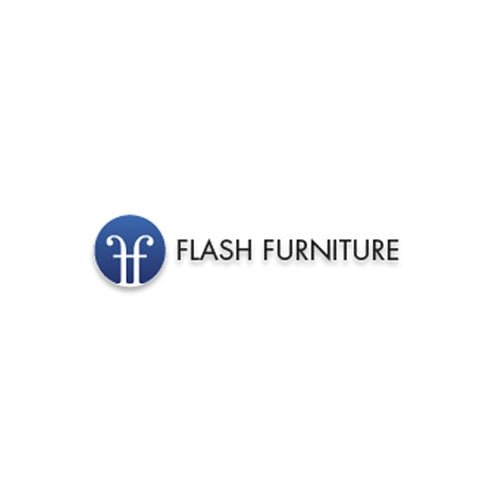Flash Furniture HERCULES Trinity Series Contemporary Black Leather Love Seat with Stainless Steel Base(FLA-ZB-TRINITY-8094-LS-BK-G) - SchoolOutlet