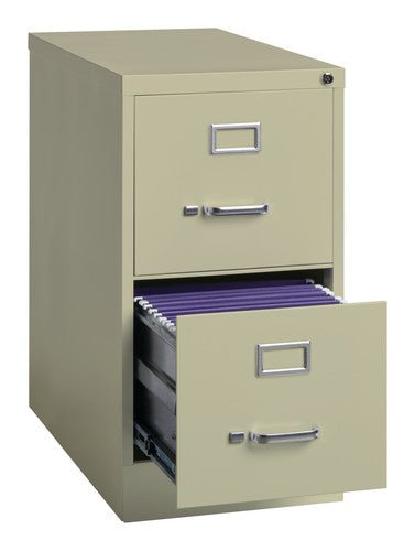 Hirsh 25" Deep Letter Width Metal Vertical File Cabinet, Commercial Grade - SchoolOutlet