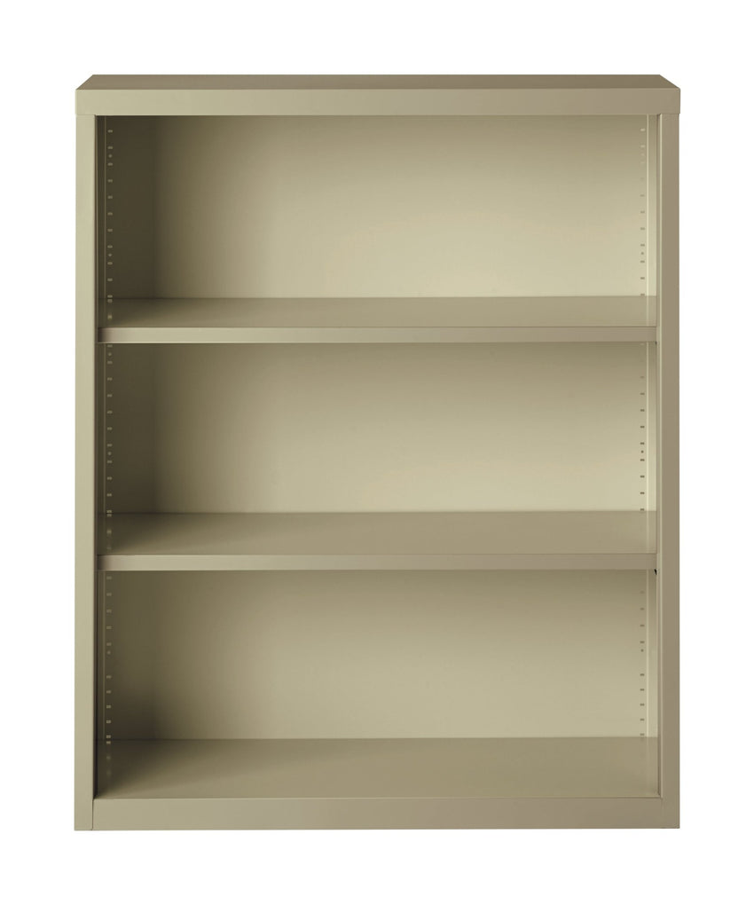 Hirsh 3 Shelf Metal Bookcase, 42in. Height - SchoolOutlet