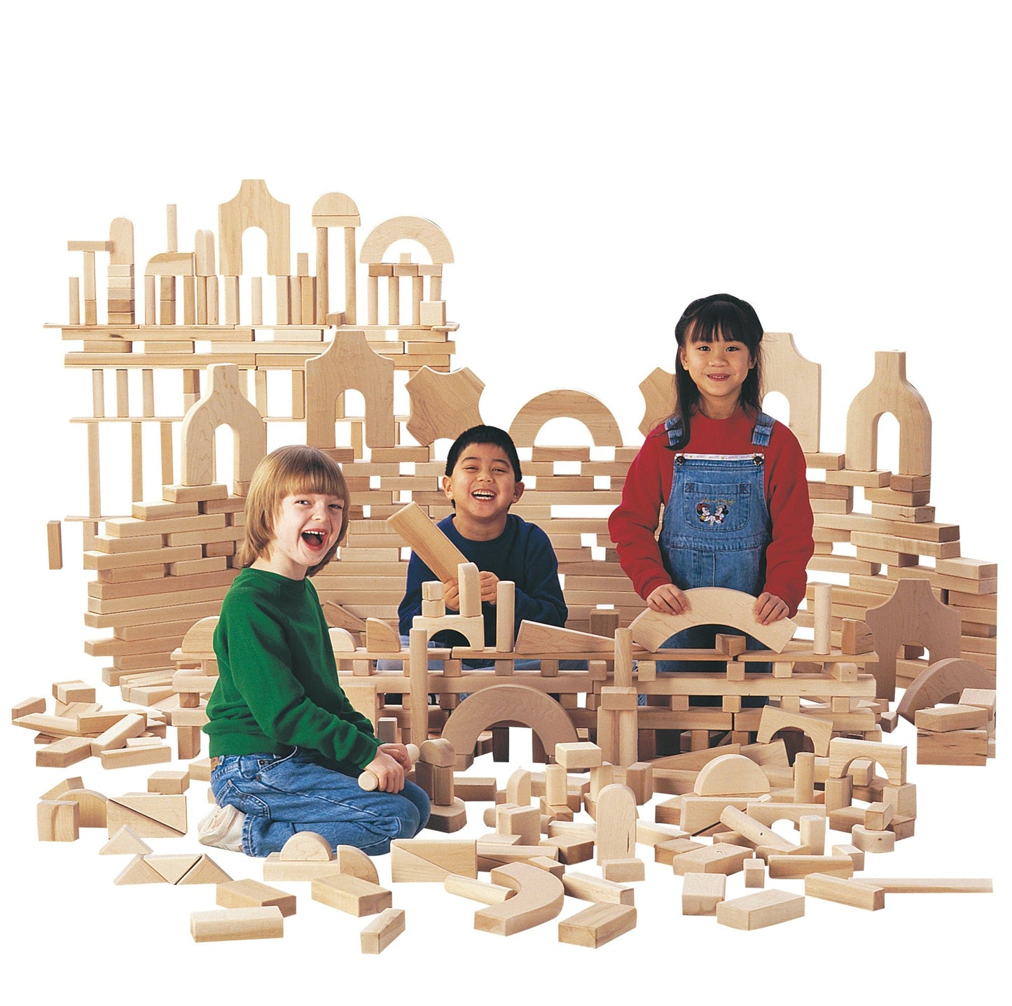 Jonti-Craft UNIT BLOCKS - INDIVIDUAL SET; 45 Pieces, 14 Shapes (Jonti-Craft JON-0259JC) - SchoolOutlet