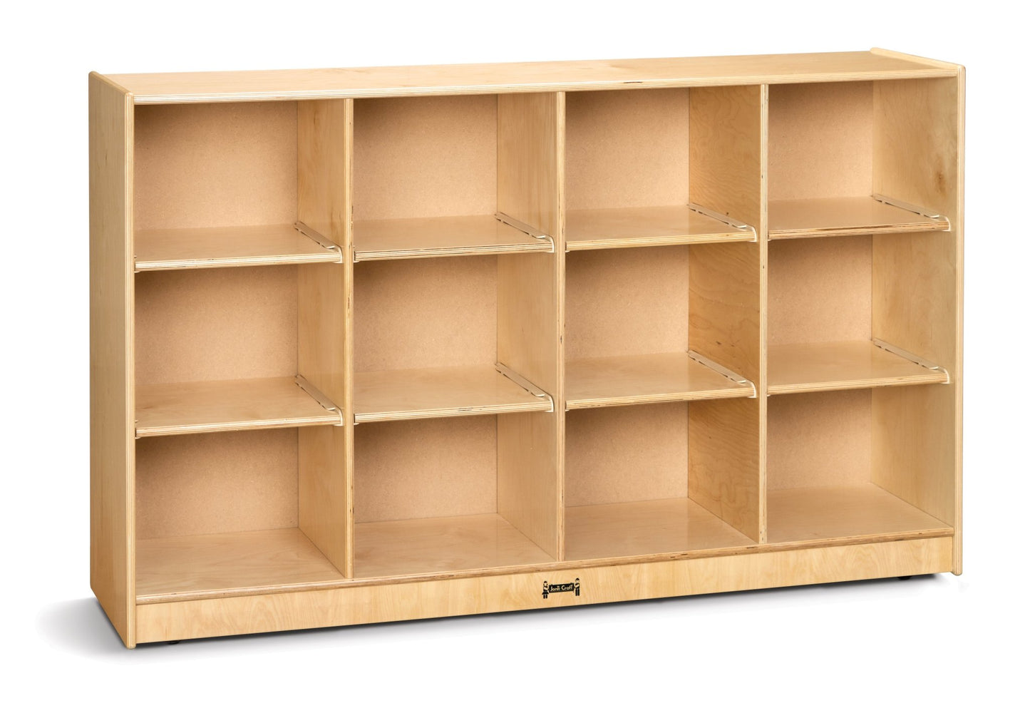 Jonti-Craft Baltic Birch 12-Cubby Storage Unit with out Tubs (Jonti-Craft JON-0304JC) - SchoolOutlet