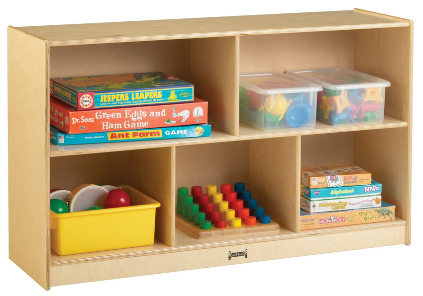Jonti-craft Baltic Birch Low Single Mobile Storage Unit (Jonti-Craft JON-0392JC) - SchoolOutlet