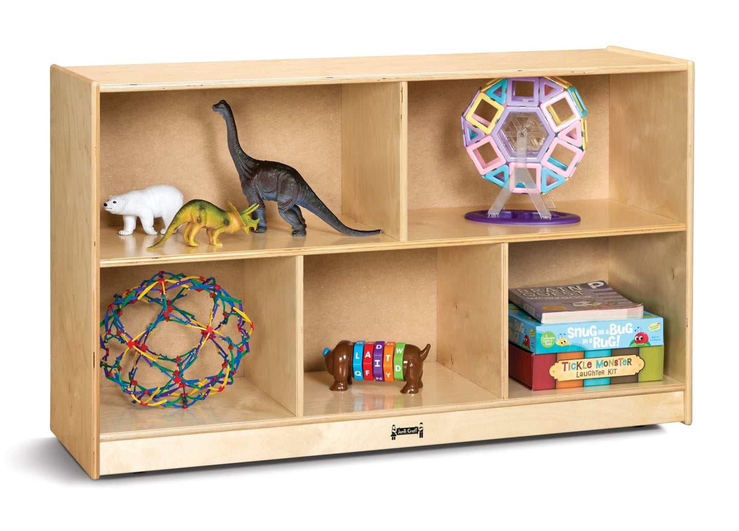 Jonti-craft Baltic Birch Low Single Mobile Storage Unit (Jonti-Craft JON-0392JC) - SchoolOutlet