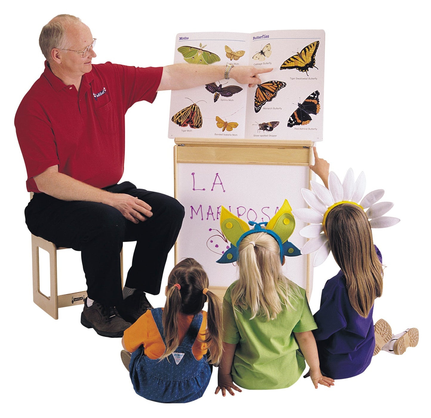 Jonti-Craft Mobile Big Book Easel- Write-n-wipe Front (Jonti-Craft JON-0543JC) - SchoolOutlet