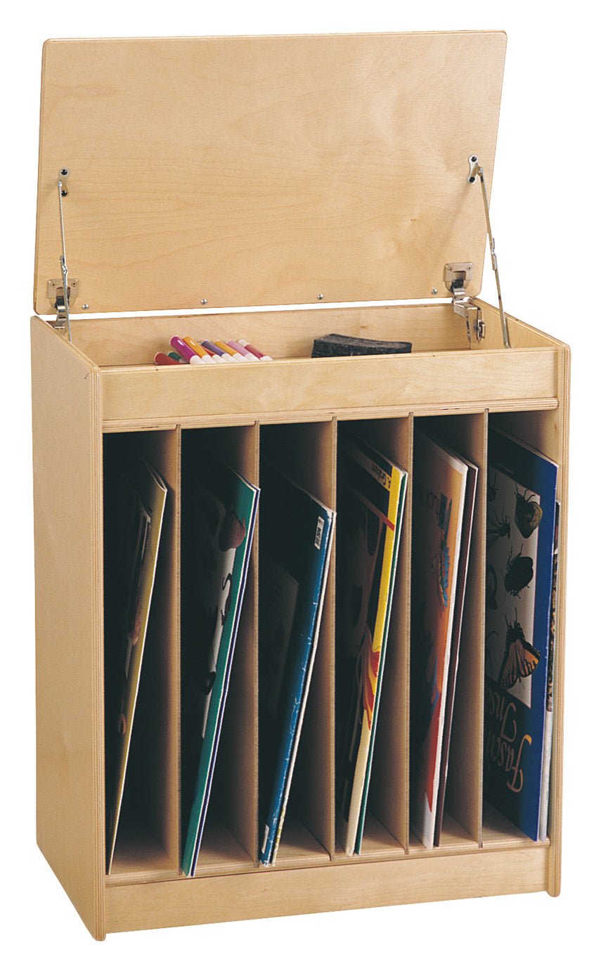 Jonti-Craft Mobile Big Book Easel- Write-n-wipe Front- Magnetic (Jonti-Craft JON-0543JCMG) - SchoolOutlet