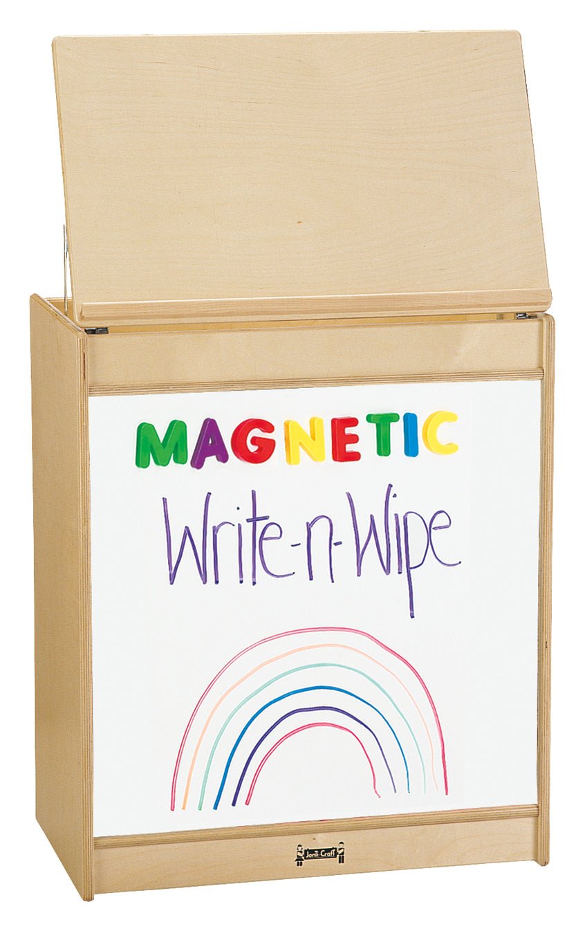 Jonti-Craft Mobile Big Book Easel- Write-n-wipe Front- Magnetic (Jonti-Craft JON-0543JCMG) - SchoolOutlet