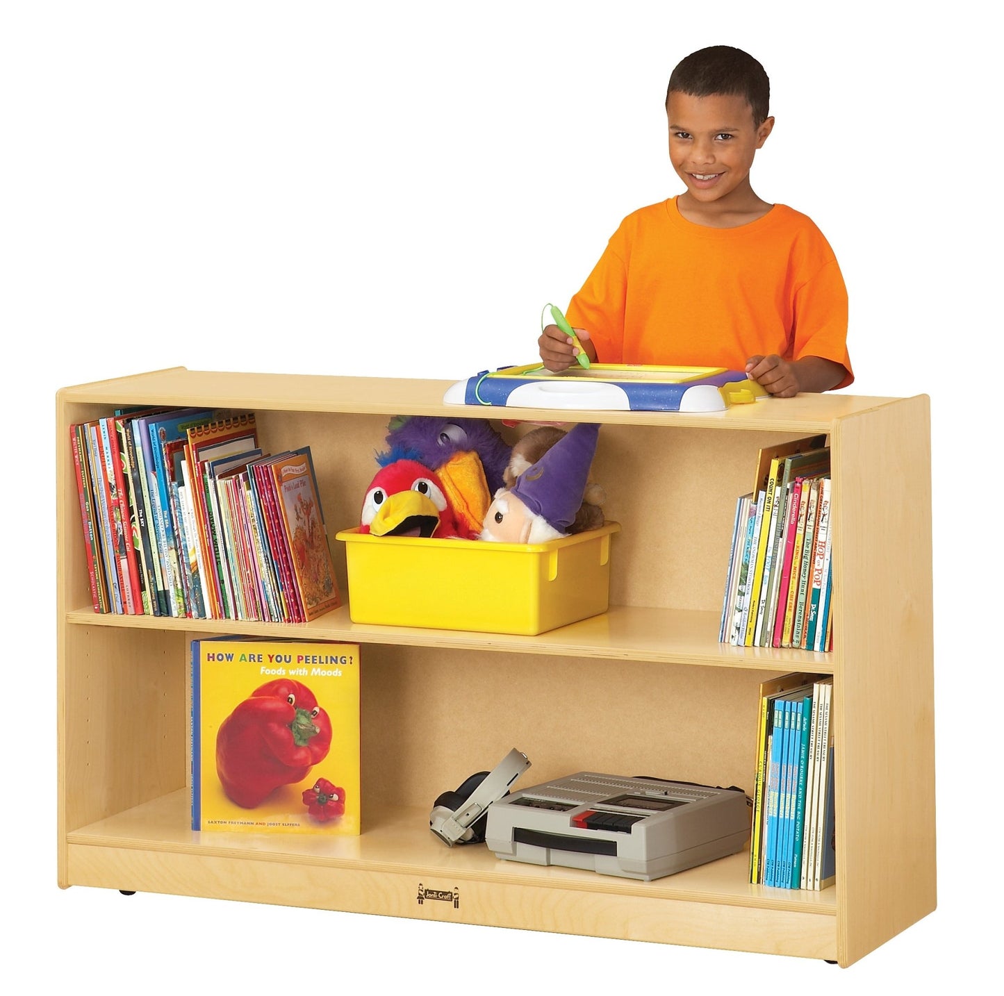 Jonti-Craft Mobile Adjustable Bookcase (Jonti-Craft JON-0792JC) - SchoolOutlet