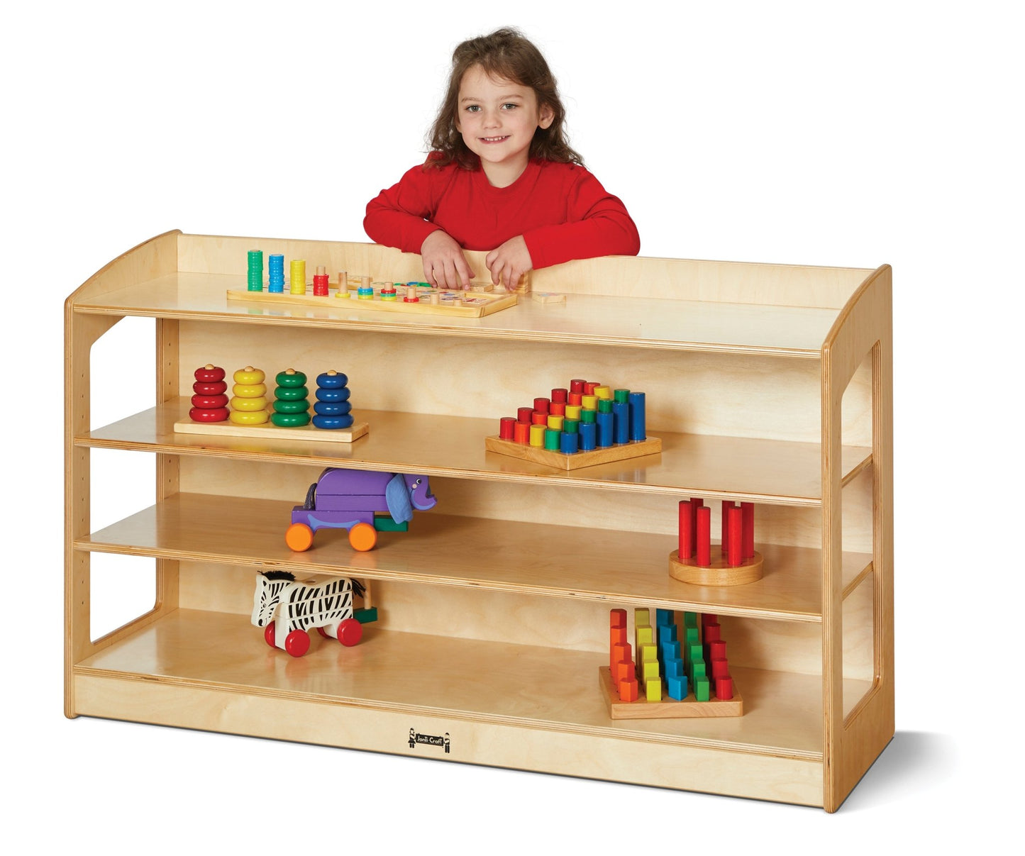 Jonti-Craft Ridgetop Storage - Sideline View (Jonti-Craft JON-1181JCPW) - SchoolOutlet