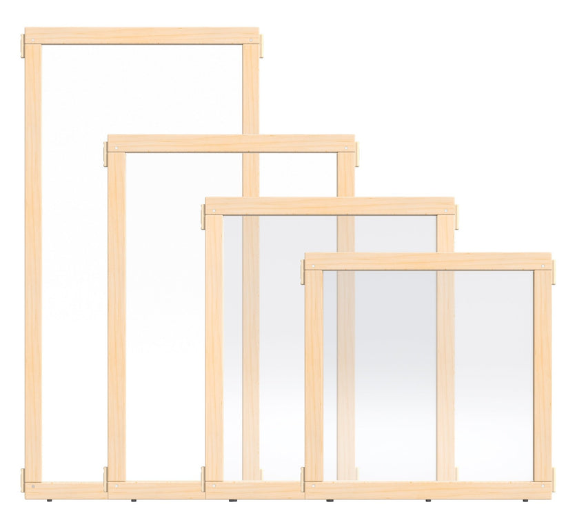 Jonti-Craft KYDZ Suite Panel - S-height - 24" Wide - See-Thru (Jonti-Craft JON-1510JCSPL) - SchoolOutlet
